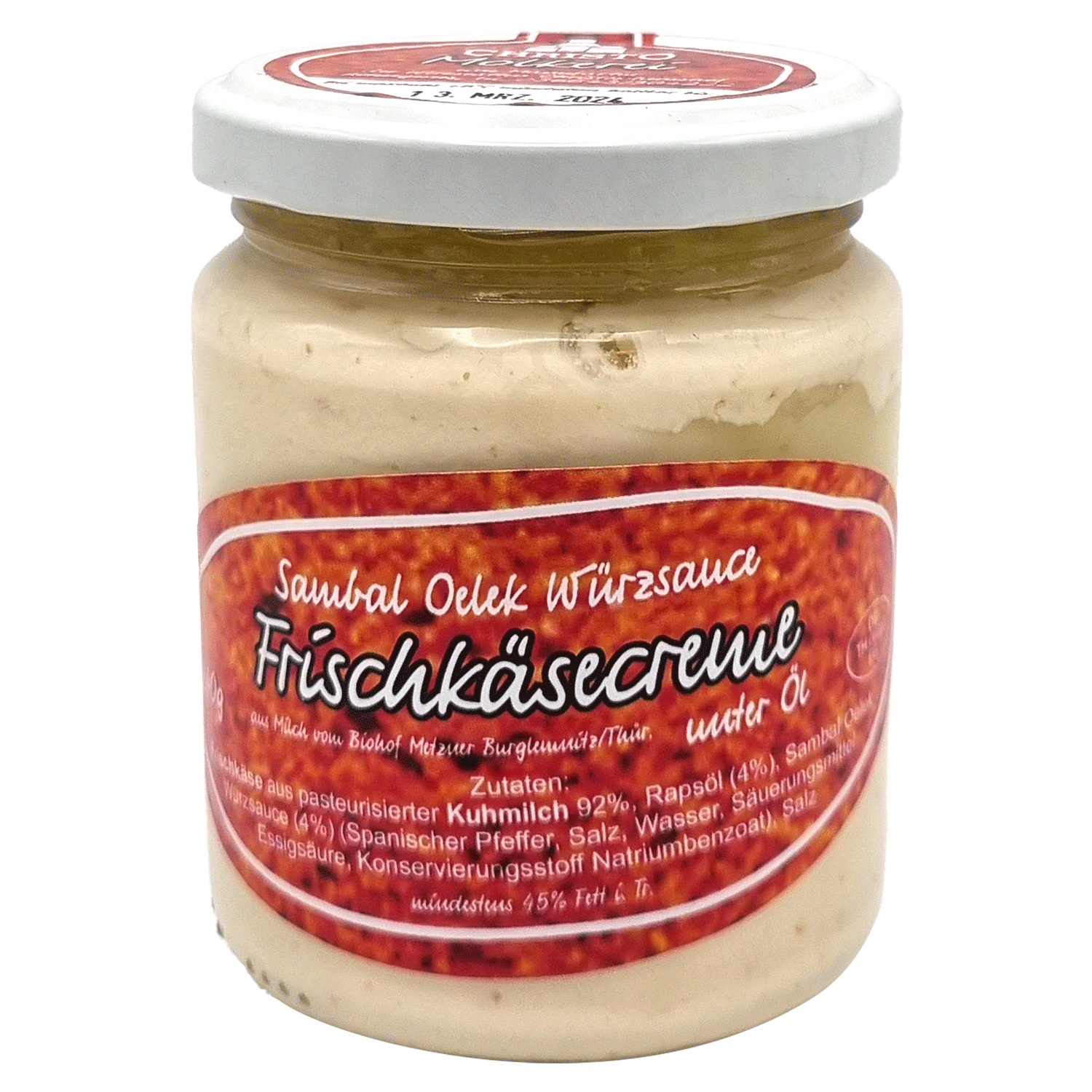 Frischkäsecreme - Sambal Oelek Würzsauce